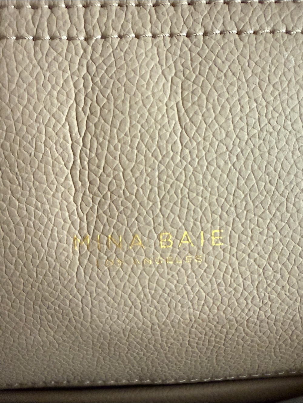 Emmy Vegan Midi MINA BAIE beige diaper bag - Picture 5 of 5